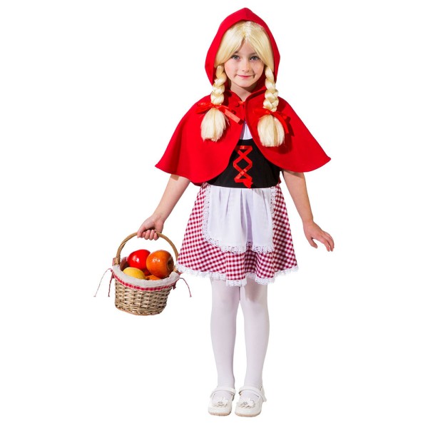 Mädchen Kleid Rotkäppchen inkl. Cape