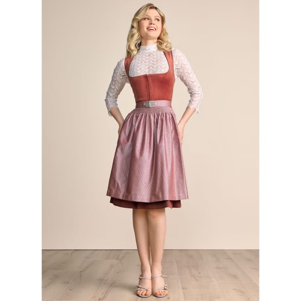 Dirndl Alisha, 60 cm, rostrot