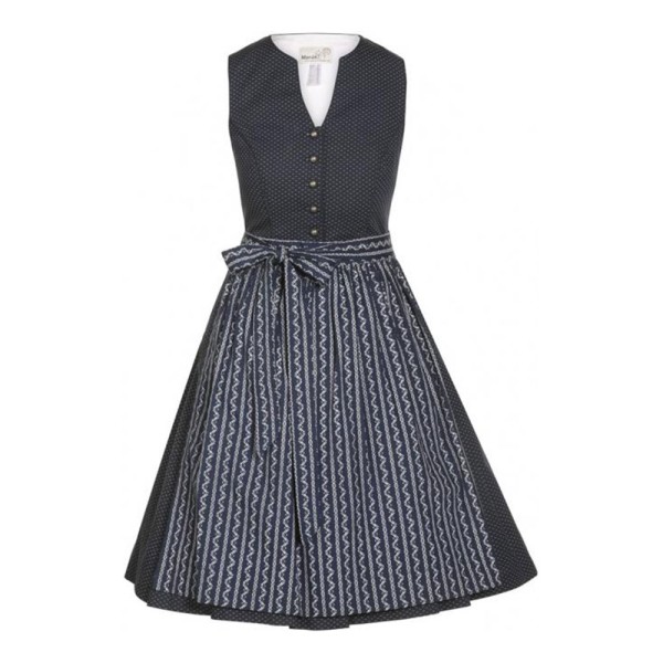 Dirndl Bernalda, 58 cm, blau/blau inkl. Bluse