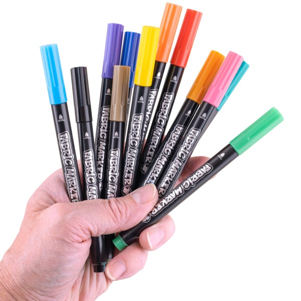 12 Textilmarker