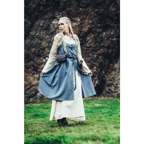 Wikinger/Mittelalter Überkleid Inka, taubenblau