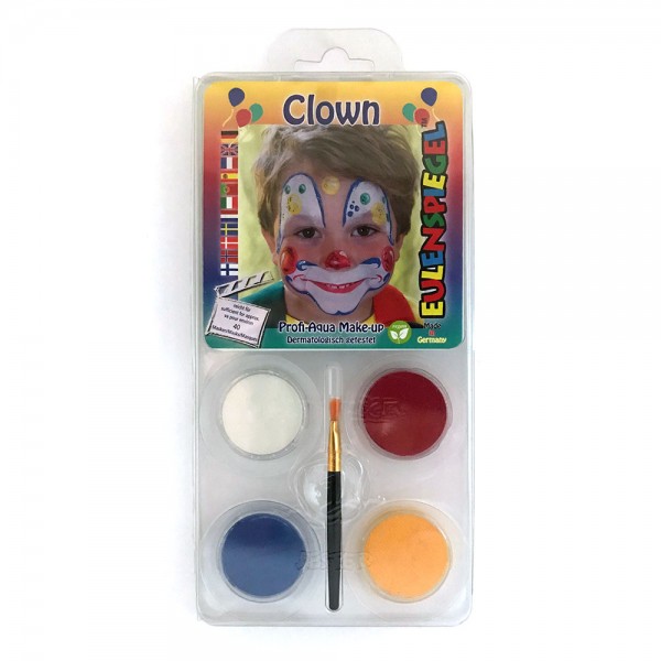 Aqua Schminkfarben-Set Clown