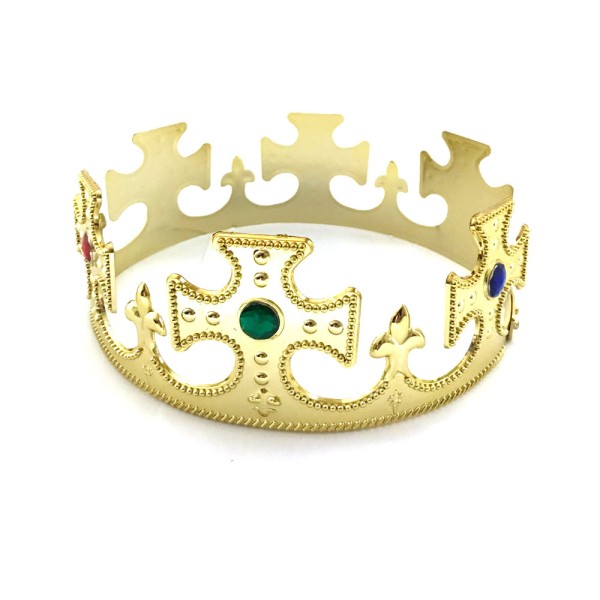 Königskrone mit Glitzersteinen