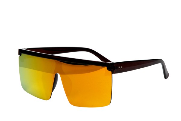 Brille Festival Flat Top, gespiegelt, gold