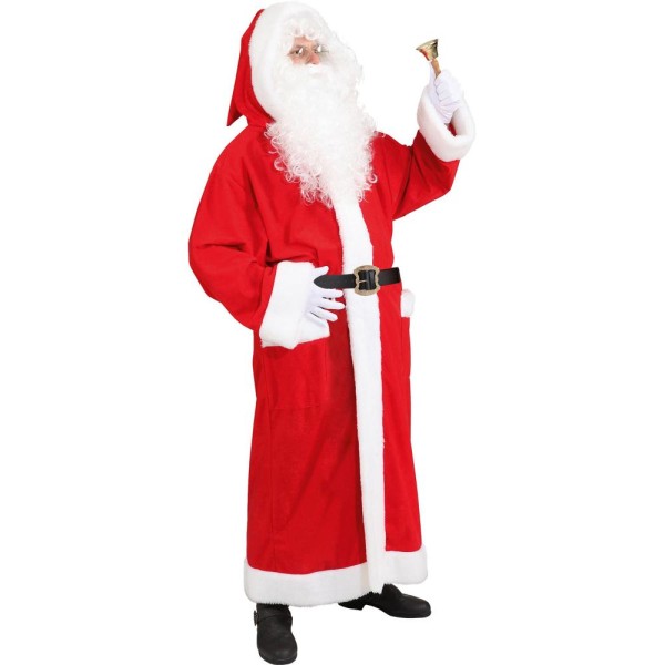 Weihnachtsmann-Mantel, 2-Teilig, rot