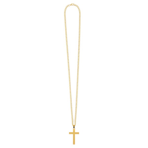 Halskette Kreuz, gold