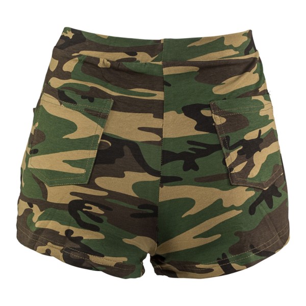 Damen Hot Pants, Tarnmuster