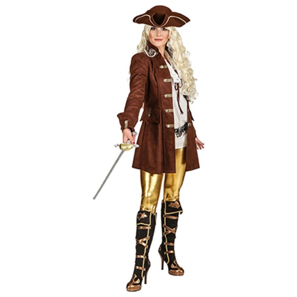 Damen Jacke De Luxe, Piratin/Steampunk