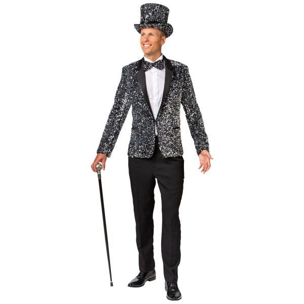Herren Pailletten Jacke