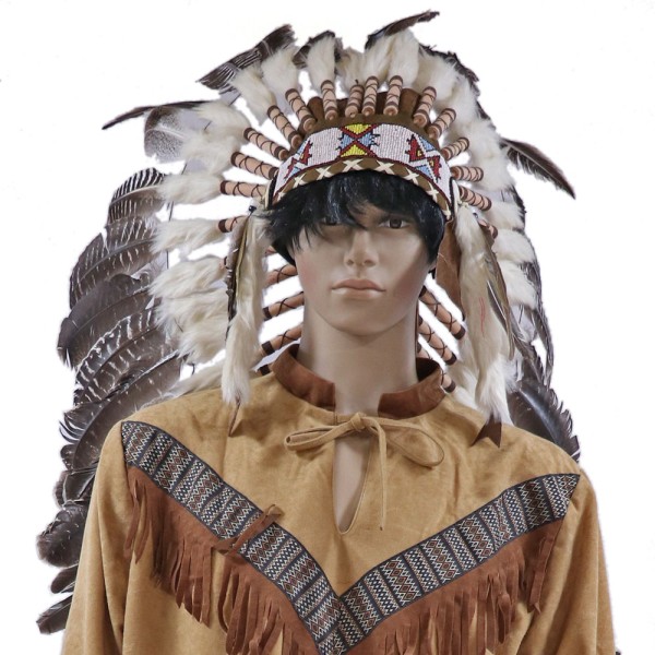 Indianer Feder-Kopfschmuck, gross