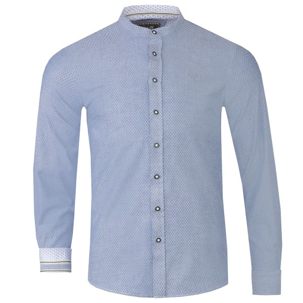 Herren Trachtenhemd Otzing, blau