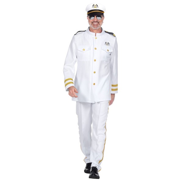 Herren Luxus Kostüm Marine Offizier