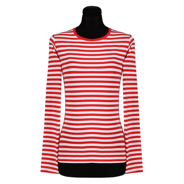 Damen Ringel T-Shirt, langarm